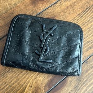 YSL Wallet Black